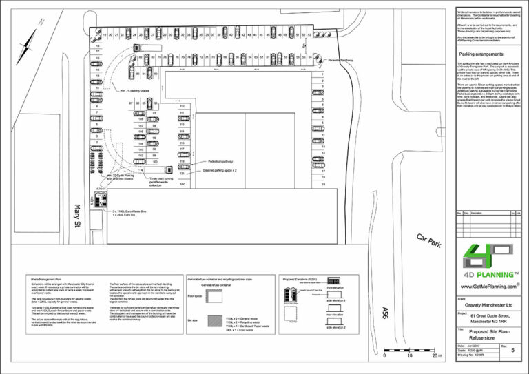 Site-Plan-parking-arrangements-Trampoline-Park-Manchester_City_Council_Granted_Permission